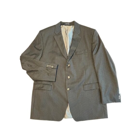SIZE48 CHEST RRL RALPH LAUREN 100% WOOL STRIPED SUIT JACKET BLAZER